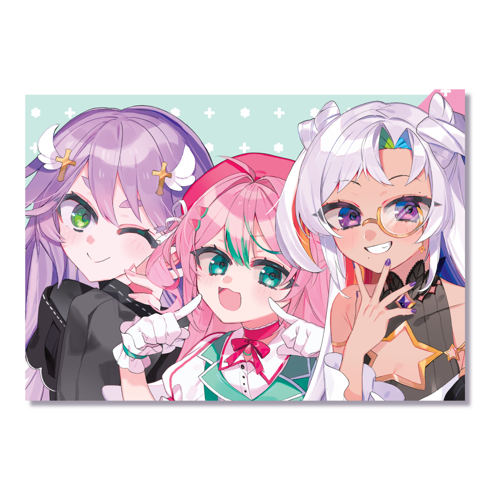 GirlsDay (vtCherry, WatermelonVT, Jayu) Postcard