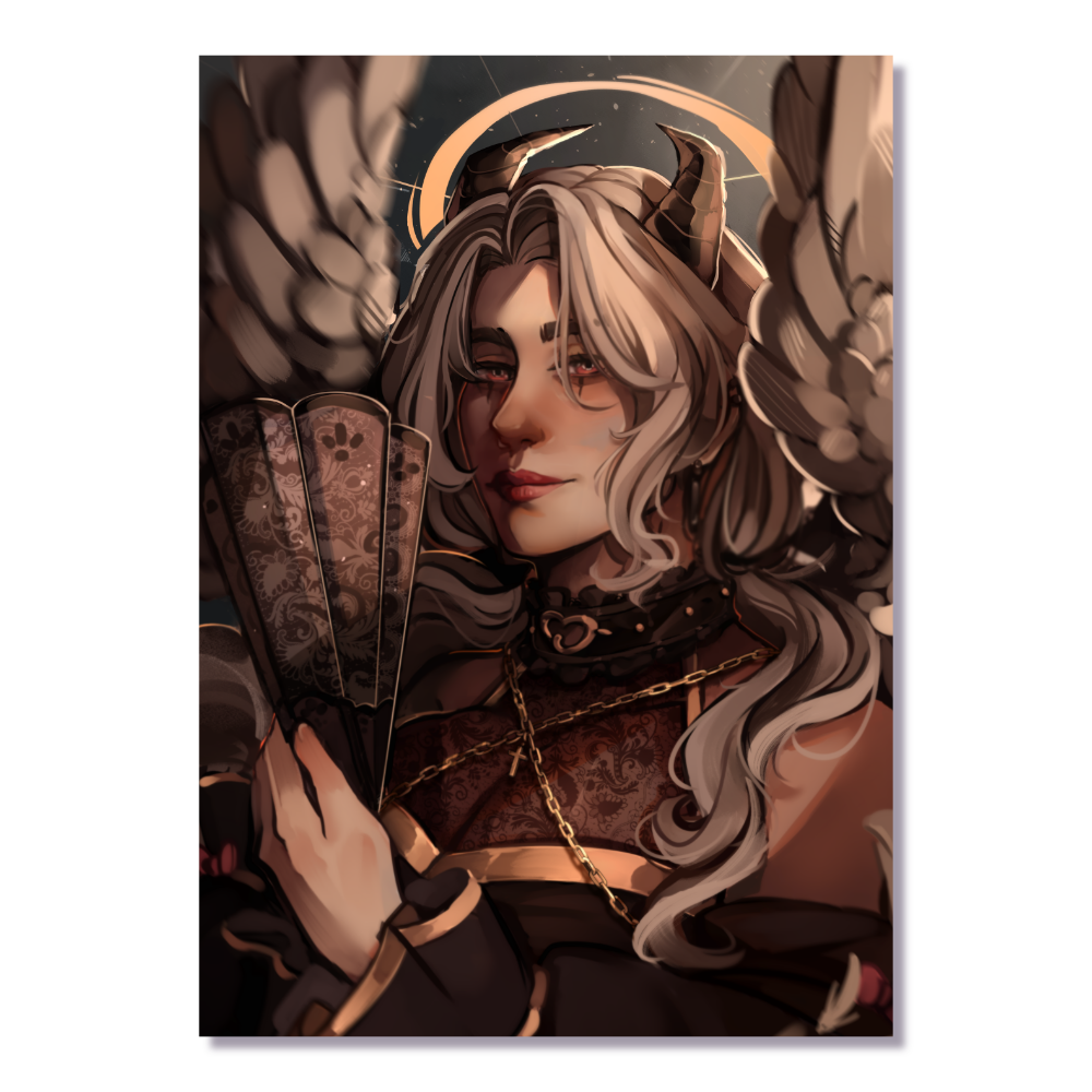 Nellphy Fan Postcard