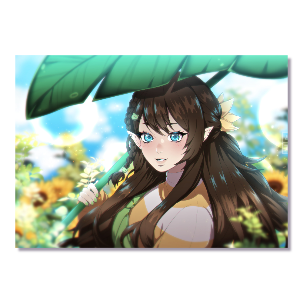 Nuggy Leaf A3 Poster