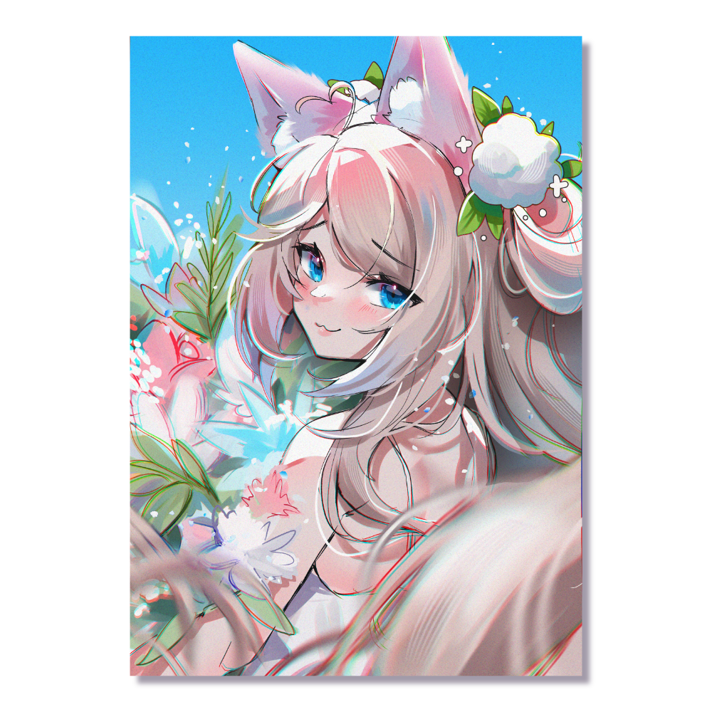 Lifoxcious Flower A4 Poster