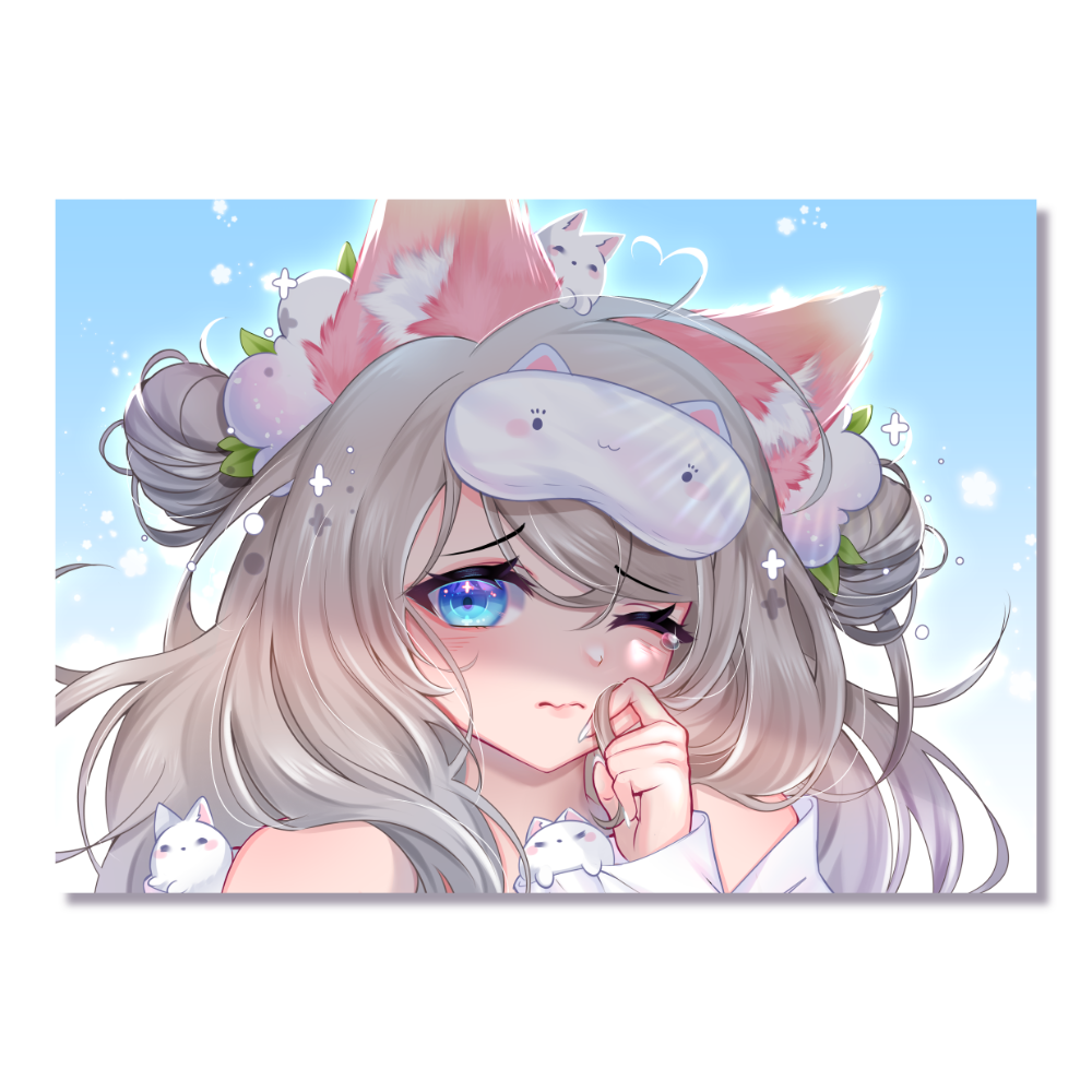 Lifoxcious Müde A4 Poster