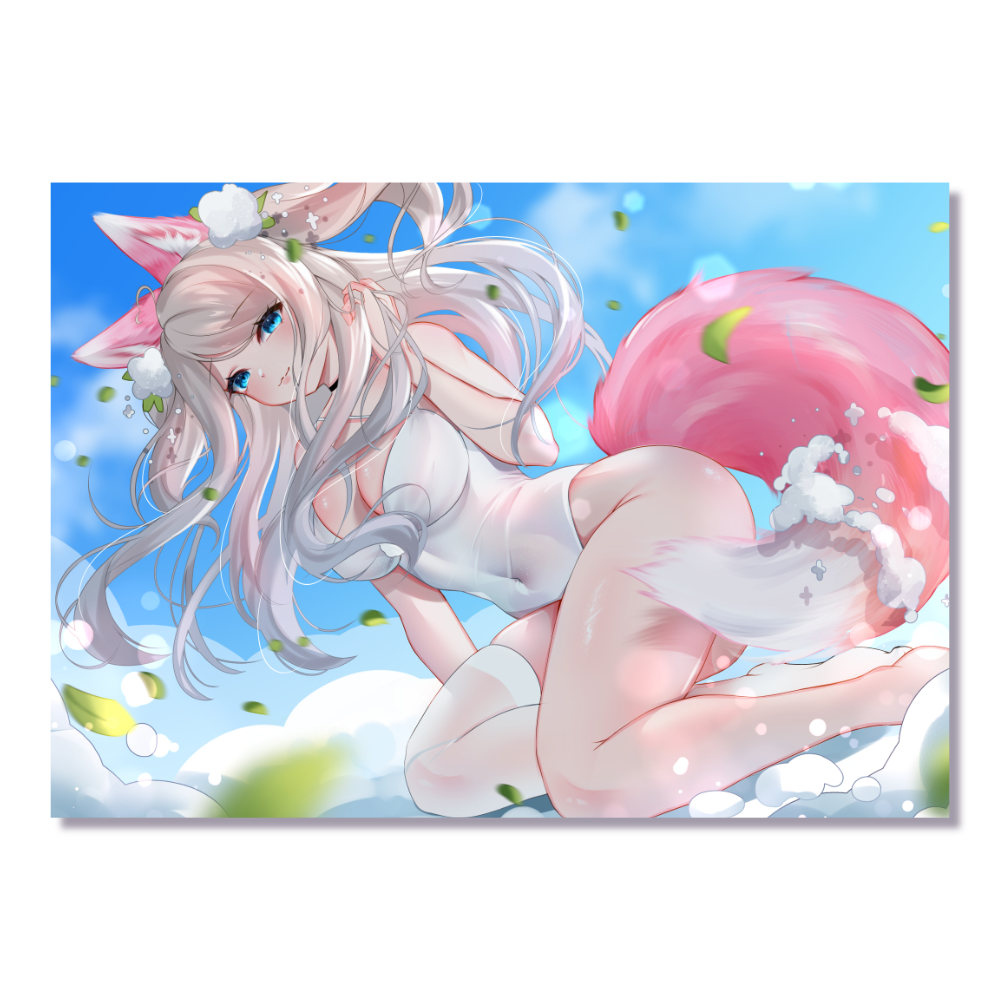 Lifoxcious clouds A3 Poster