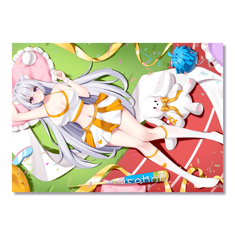 Blossoms of Eternity Miyu Baseball Poster A3