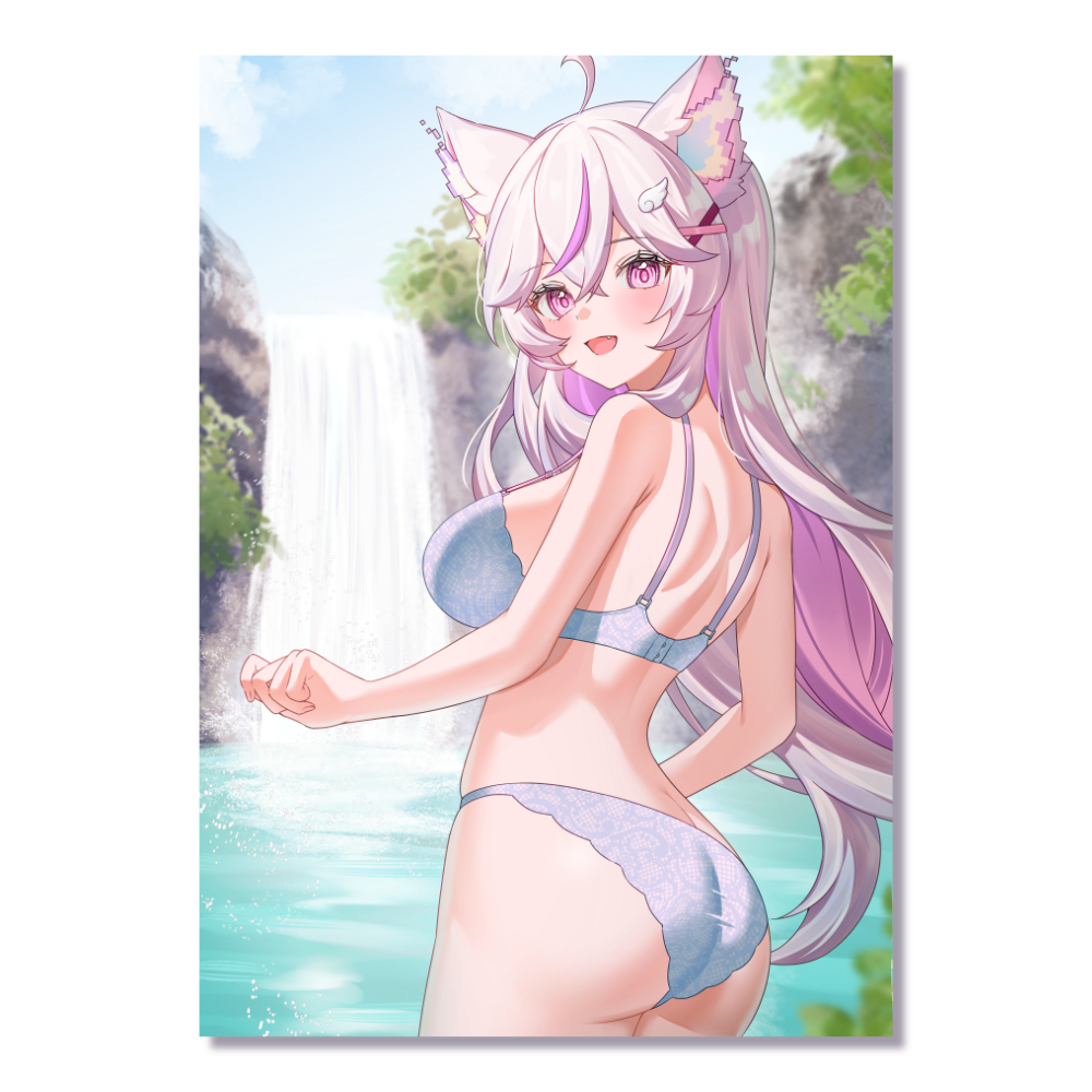 MiyuSenpai Wasserfall Poster A4
