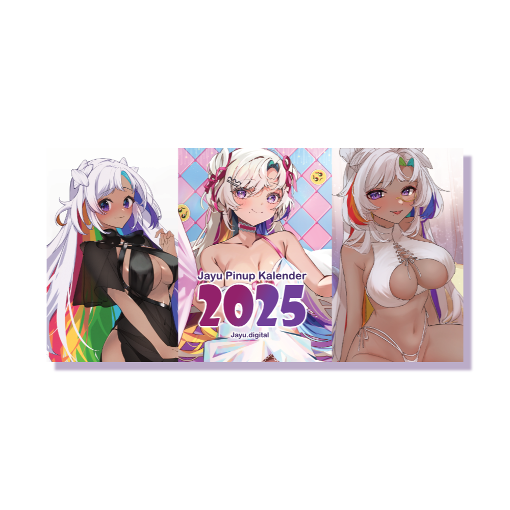 Jayu Pinup Calendar 2025 - Desk Calendar
