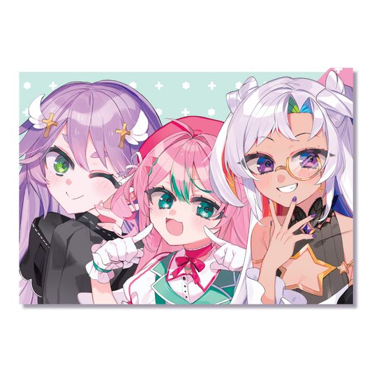 GirlsDay (vtCherry, WatermelonVT, Jayu) Postcard