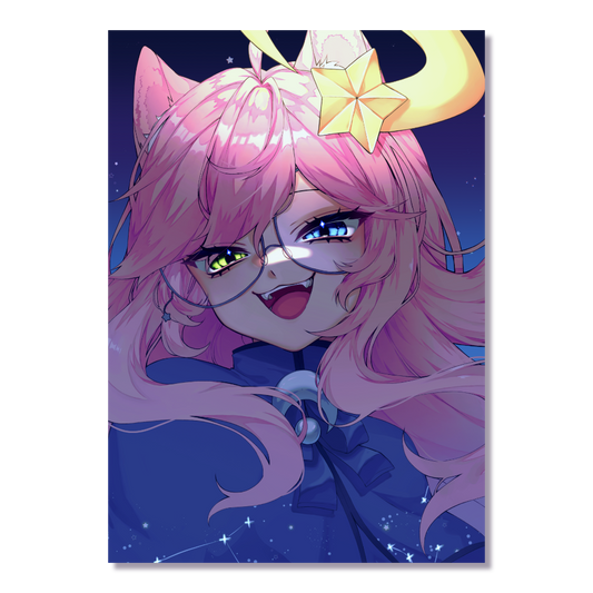 LullyNya Nightsky Postcard