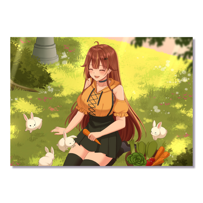 Blossoms of Eternity Aihara Bunny Date Postkarte