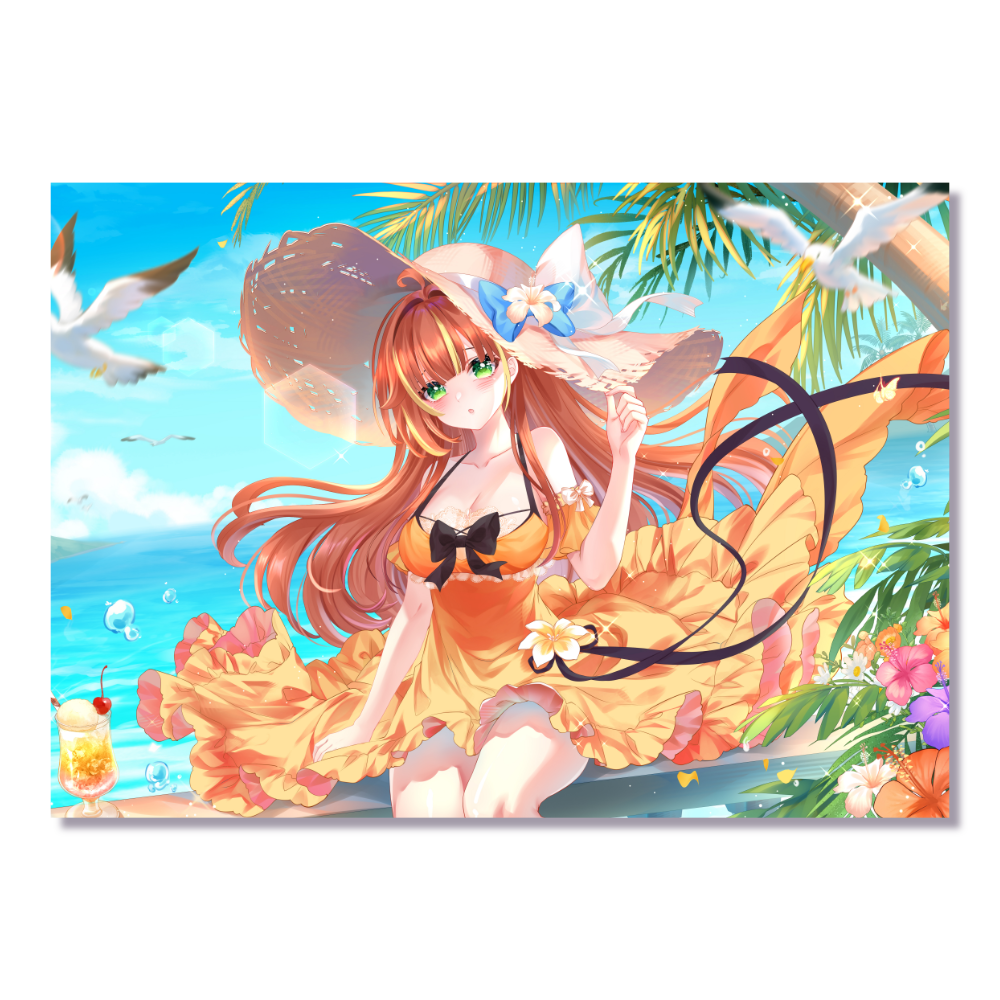 Blossoms of Eternity Aihara Sommer Postkarte