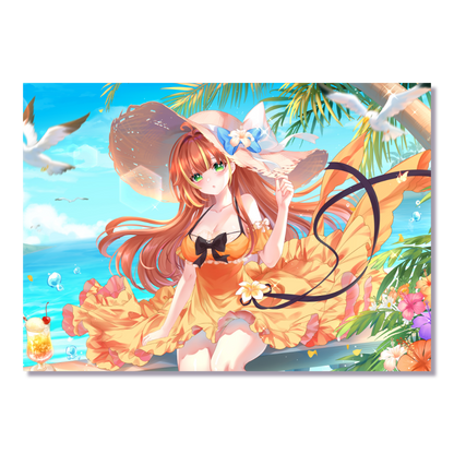 Blossoms of Eternity Aihara Sommer Postkarte