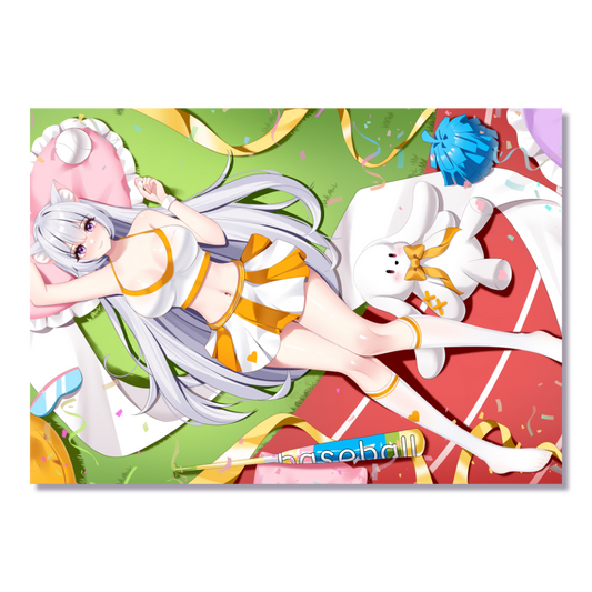 Blossoms of Eternity Miyu Baseball Poster A4