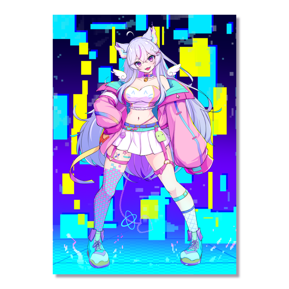 MiyuSenpai Hello New Miyu Poster A4