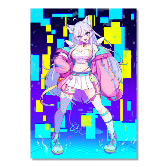 MiyuSenpai Hello New Miyu Poster A4